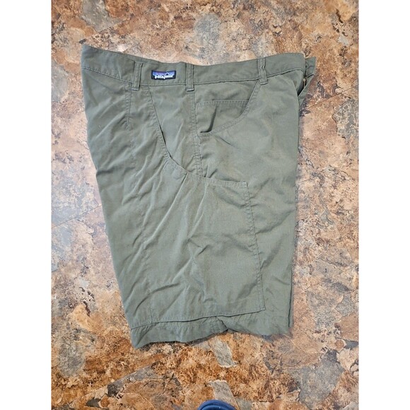 Vintage 1999 Patagonia size 34 Hiking Shorts Green Utility Nylon VTG (A16) - Picture 7 of 10